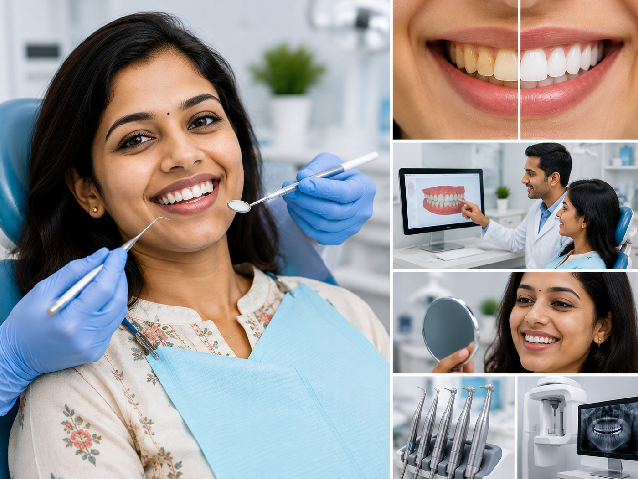 Smile makeover treatment in Meera Bagh at Dental Care 'N' Cure for brighter teeth and a confident, natural-looking smile.
